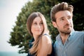 Young beautiful couple lovers Royalty Free Stock Photo