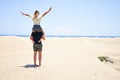 Young beautiful couple smiling happy and confident Royalty Free Stock Photo