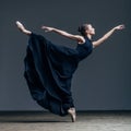 Young beautiful dancer posing in studio Royalty Free Stock Photo