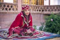 Young beautiful iransnan lady in a traditional dress