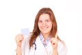 Young and beautiful medical doctor woman Royalty Free Stock Photo