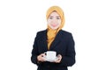 Young and Beautiful Muslimah Business Woman