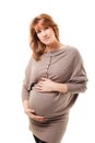 Beautiful pregnant female Royalty Free Stock Photo