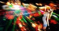 Young beautiful woman dancing Royalty Free Stock Photo
