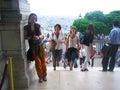 Young beautiful woman on Parisian street