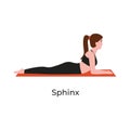 Yoga poses sphinx