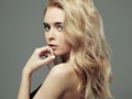 Young beautiful woman.Sexy Blond girl Royalty Free Stock Photo