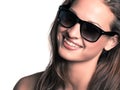 Young beautiful woman wearing sunglasses Royalty Free Stock Photo