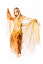 Young belly dancer