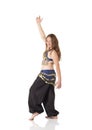 Young belly dancing girl Royalty Free Stock Photo