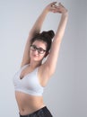 Bespectacled Teen Girl Royalty Free Stock Photo