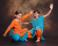 Young Bhangra Bollywood dancers