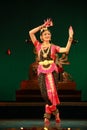 A young bharatnatyam artist amazing performance in Bengaluru,Karnataka,India on April 8,2017