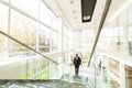 Young black man walking in office Royalty Free Stock Photo