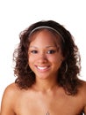 Young Black Teen Girl Big Smile Portrait Royalty Free Stock Photo