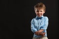 Young Blonde Boy In Bow Tie Royalty Free Stock Photo