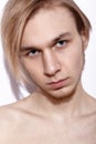 Young blonde man posing Royalty Free Stock Photo
