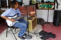 Young bluesman Omar Gordon in CLarksdale