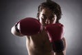 Young Boxer fighter Royalty Free Stock Photo