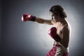 Young Boxer fighter Royalty Free Stock Photo