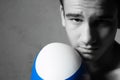Young boxer fighter Royalty Free Stock Photo