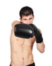 Young Boxer fighter Royalty Free Stock Photo