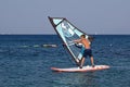 Young boy with boogy board Royalty Free Stock Photo