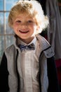 Young boy in bow tie Royalty Free Stock Photo