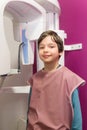 Young boy in dental office Royalty Free Stock Photo