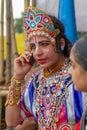 Young Boy Dressed Like Krishna on Rath Yatra