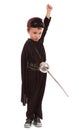 Young boy dressed in Zorro Royalty Free Stock Photo