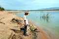 Young Boy Fishing Royalty Free Stock Photo