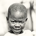 A young boy from Ghana