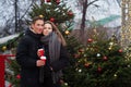 Date at the Christmas market