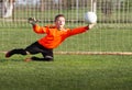 Young Boy Goalkeeper