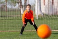 Young Boy Goalkeeper