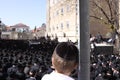 Young Boy at Jewish Funeral