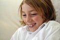 Young Boy Laughing and Smiling Royalty Free Stock Photo