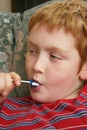 Young Boy & Lollipop Royalty Free Stock Photo