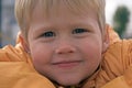 Young boy looking confident Royalty Free Stock Photo