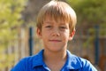 Young boy on the playground