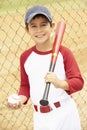 Young Boy Playing Baseball Royalty Free Stock Photo