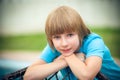 Young Boy Portrait Royalty Free Stock Photo