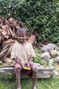 Young boy portrait, India Royalty Free Stock Photo