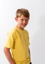 Young Boy Posing in a hat Royalty Free Stock Photo