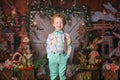 Kid posing for Easter