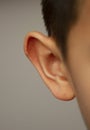 Young boy`s ear Royalty Free Stock Photo