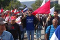 Protest March against reelection 2017 8 Royalty Free Stock Photo