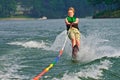 Young Boy Slalom Skier