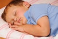 Young boy sleeping Royalty Free Stock Photo